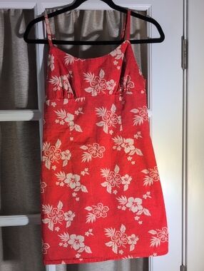 wild fable Red Floral Mini Dress